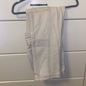 Beige Cargo Pants